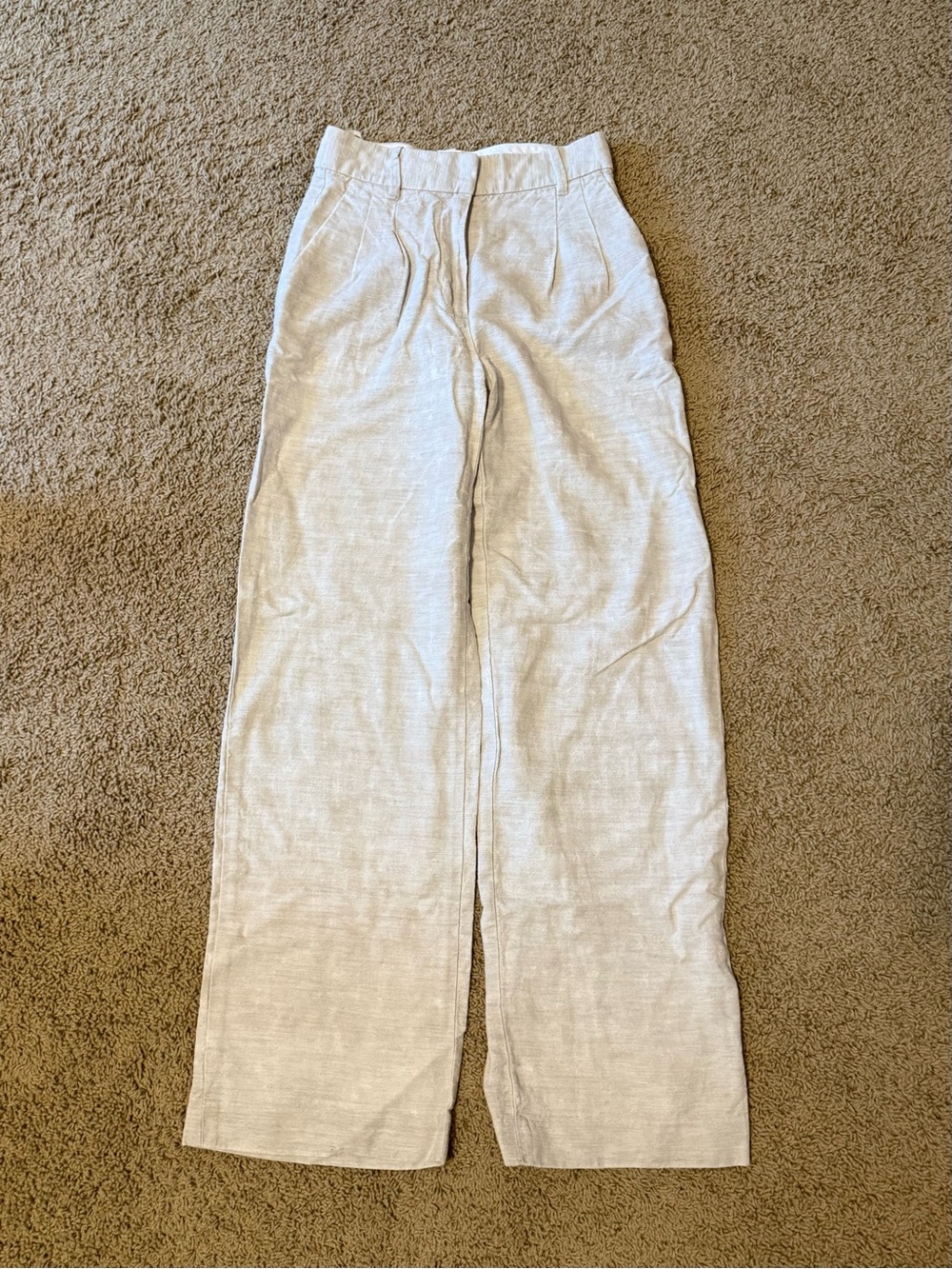 Aritzia Wilfred Effortless Pant Pleated Wide Leg High Rise Trouser